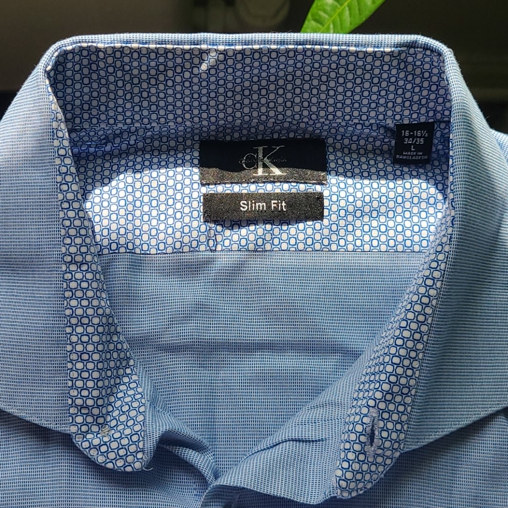 Blue button up - Picture 3 of 3